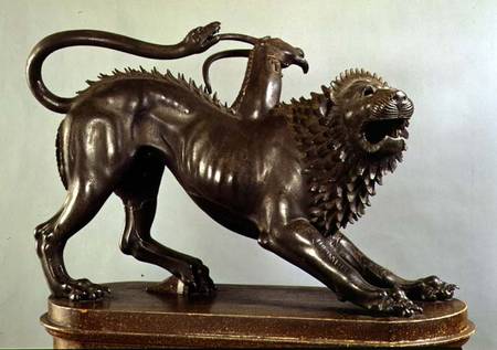 The Wounded Chimera of Bellerophon  (for detail see 104199) a Etruscan