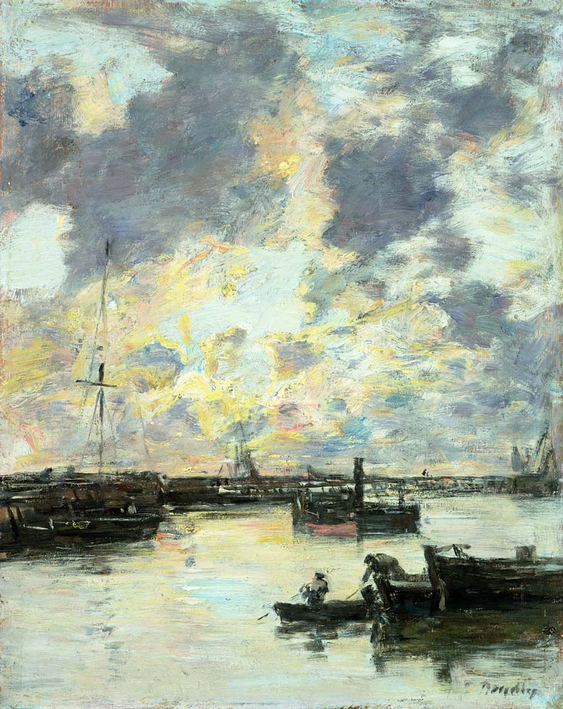 The Port a Eugène Boudin