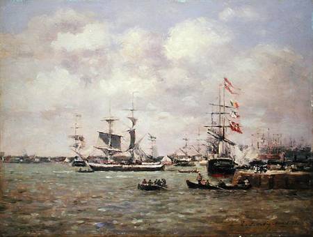 Antwerp a Eugène Boudin