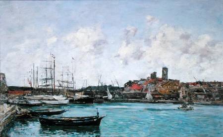 View of Antibes a Eugène Boudin