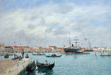 View of Venice a Eugène Boudin