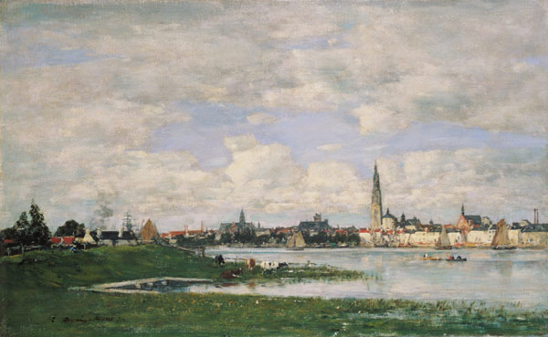 Look on Antwerp a Eugène Boudin