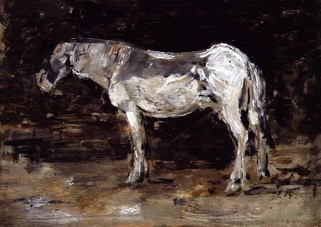 The White Horse a Eugène Boudin