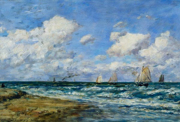 Scena marina a Eugène Boudin