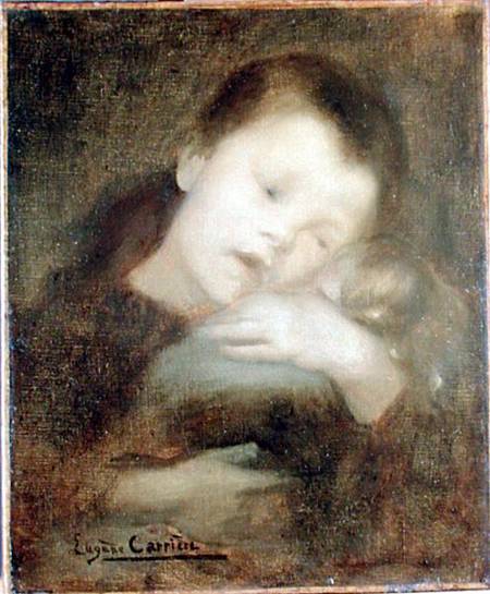 Child with a Doll a Eugène Carrière
