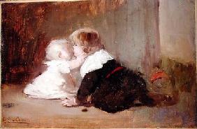 Children Playing, Leon and Marguerite