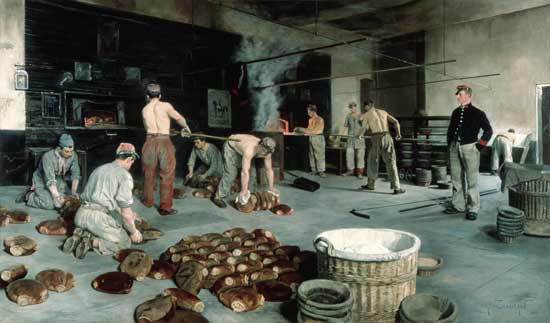 French armed forces bakery (Pain de ammunition) a Eugène Chaperon