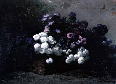 The Basket of Flowers a Eugene Claude