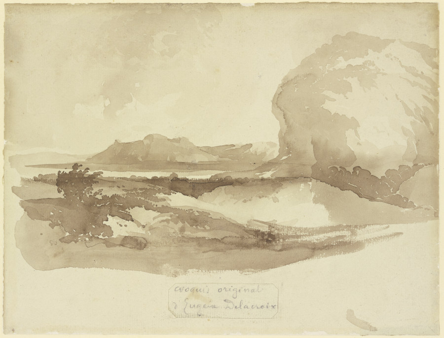 Landscape a Eugène Delacroix