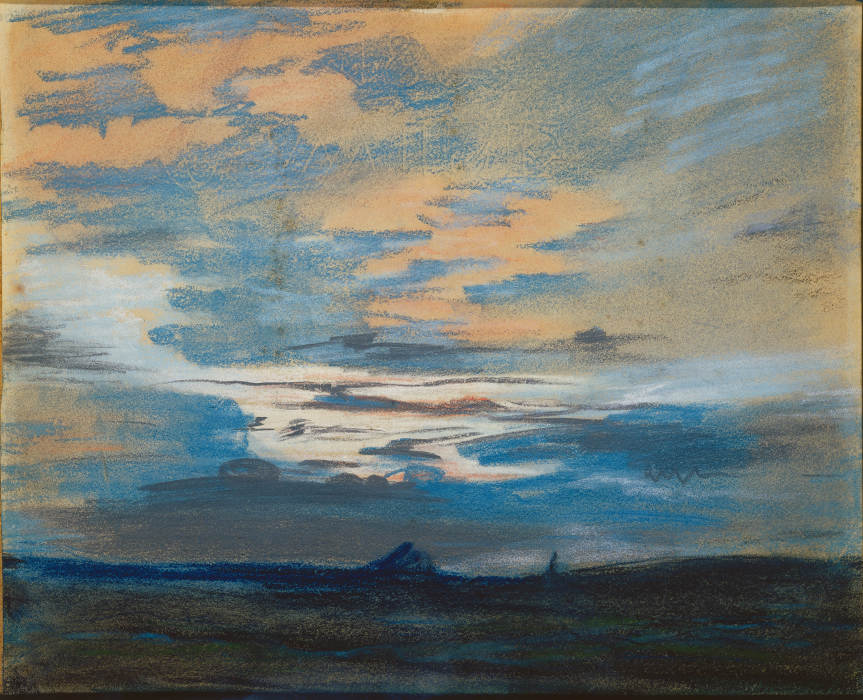 Sunset a Eugène Delacroix