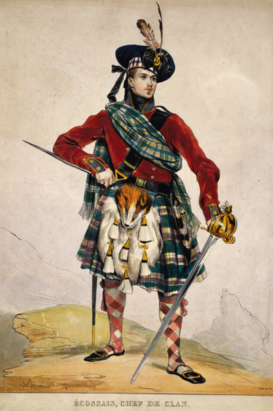 Chief of a Scottish Clan a Eugène Devéria