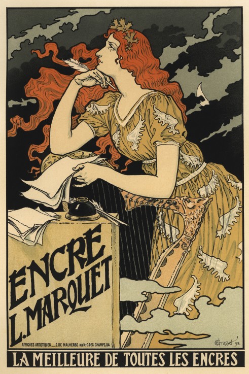 Encre L. Marquet (Poster) a Eugene Grasset