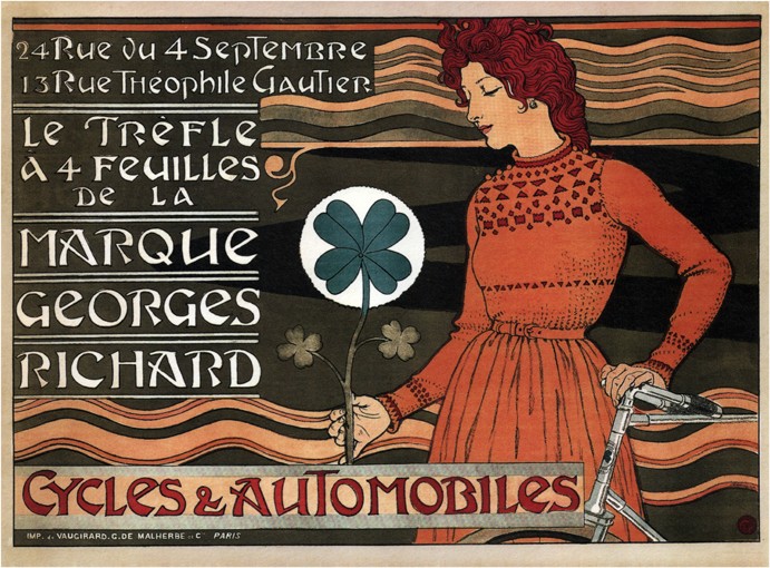 Cycles and cars Georges Richard a Eugene Grasset