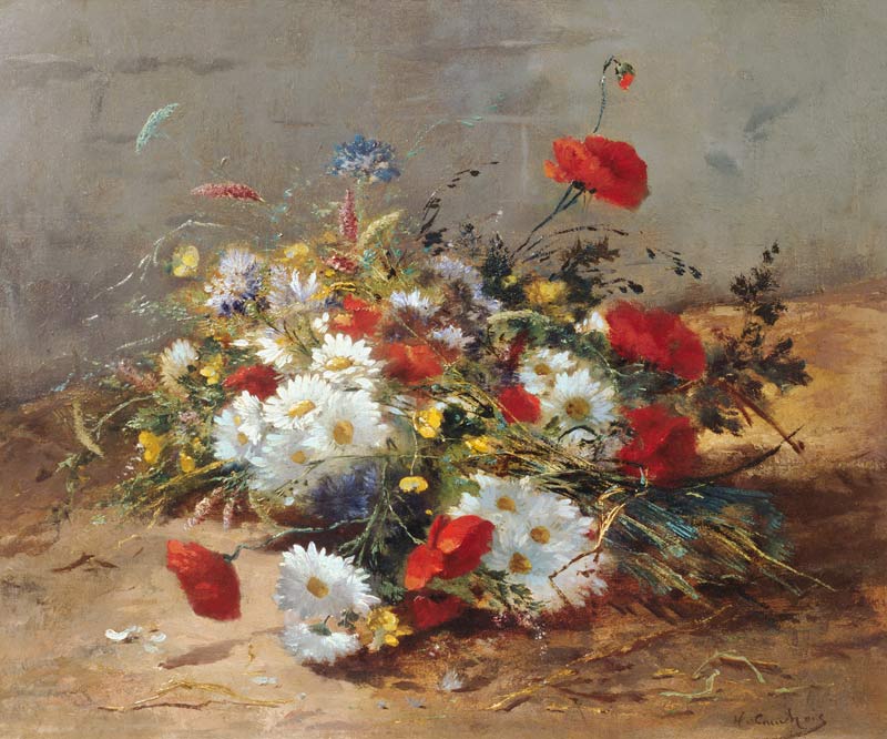 Flower Study a Eugene Henri Cauchois