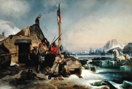 Wintering of a Team of Dutch Sailors on the Eastern Coast of Novaya Zemlya a Eugene Modeste Edmond Lepoittevin