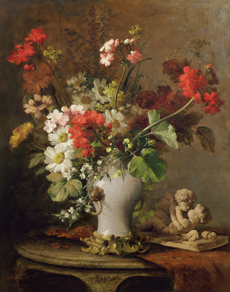 Summer Flowers in a Vase a Eugene Petit