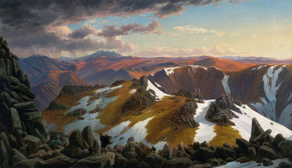 North-east View from the Northern Top of Mount Kosciusko a Eugene von Guerard
