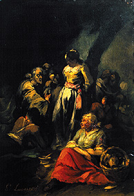 In the cave of the banditti a Eugenio Lucas