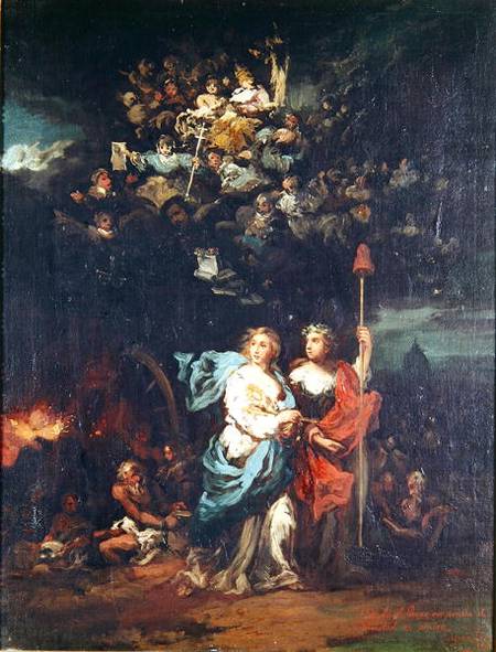 The Church Guided by Liberty a Eugenio Lucas Velazquez