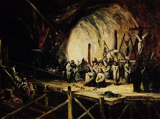 Inquisition Scene a Eugenio Lucas y Padilla