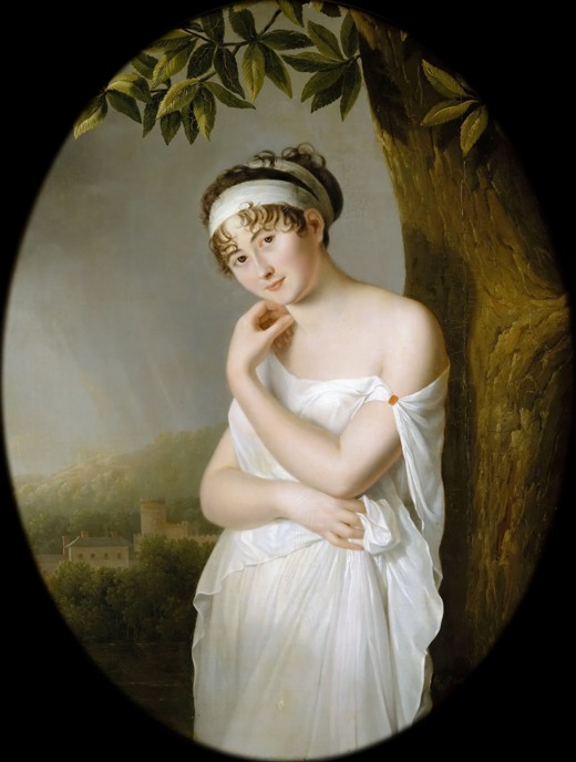 Portrait of Madame Récamier, née Julie Bernard (1777-1849) a Eulalie Morin