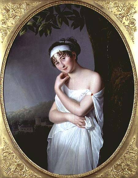Portrait of Madame Recamier (1777-1849) a Eulalie Morin