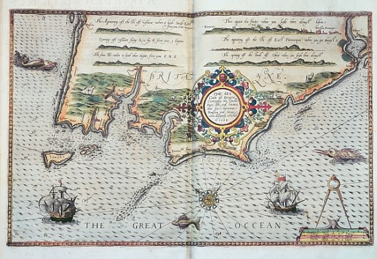 A Map of the coastline of Brittany a Scuola Europea