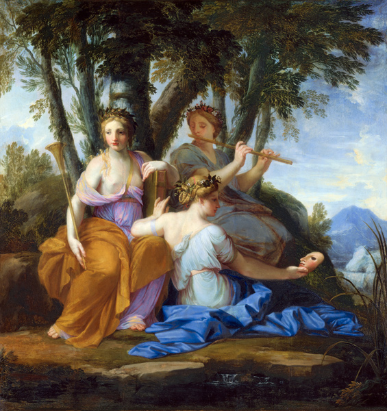 The three Muses a Eustache Le Sueur
