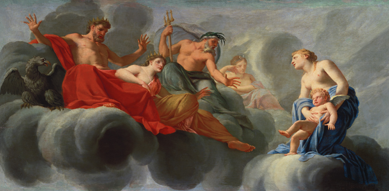 Venus Presenting Cupid to Jupiter a Eustache Le Sueur