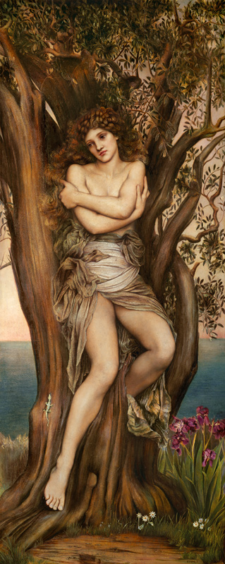 The Dryad a Evelyn de Morgan