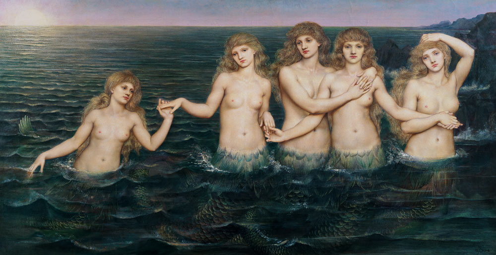 The Sea Maidens a Evelyn de Morgan
