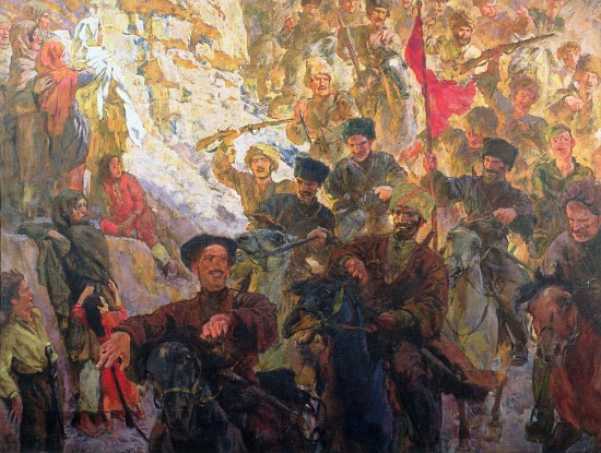 The Red Partisans of Dagestsan a Evgeni Evgenievitch Lanceray