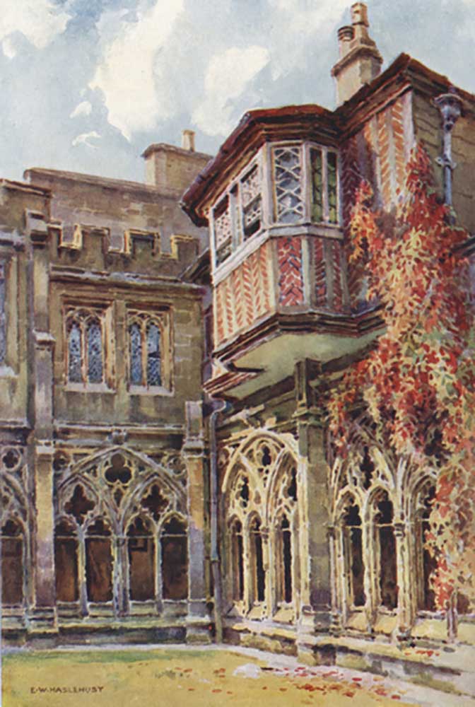 Anne Boleyns Window, Deans Cloisters a E.W. Haslehust