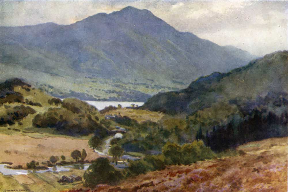 Ben Venue and Loch Achray, Trossachs a E.W. Haslehust