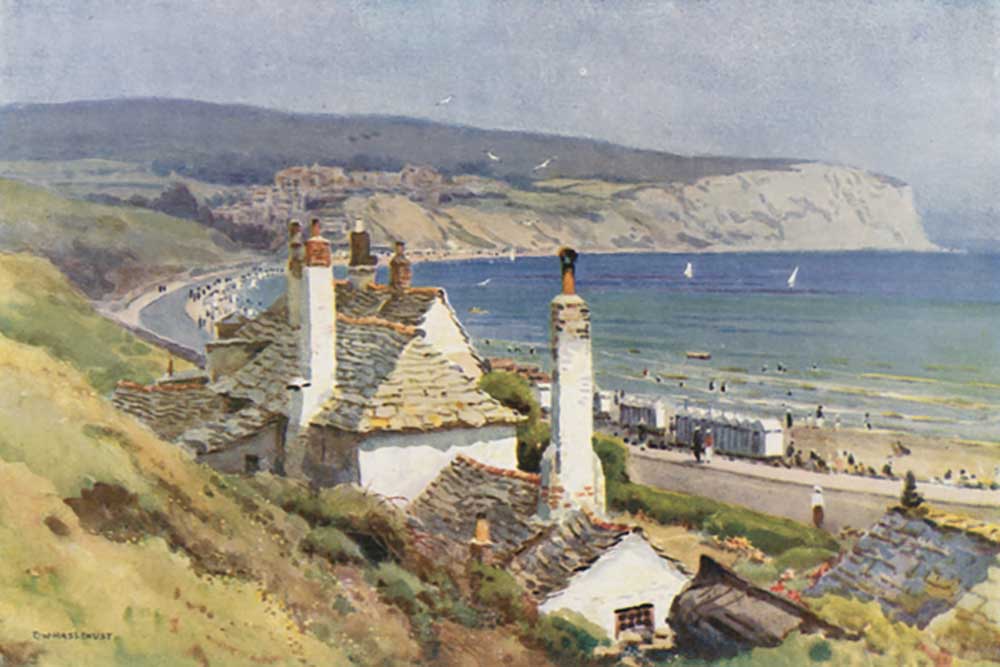 The Fine Sweep of Swanage Bay a E.W. Haslehust