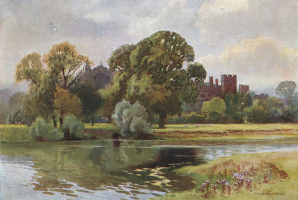 Eton College from Windsor a E.W. Haslehust