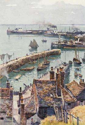 Folkestone Harbour from Eastcliffe