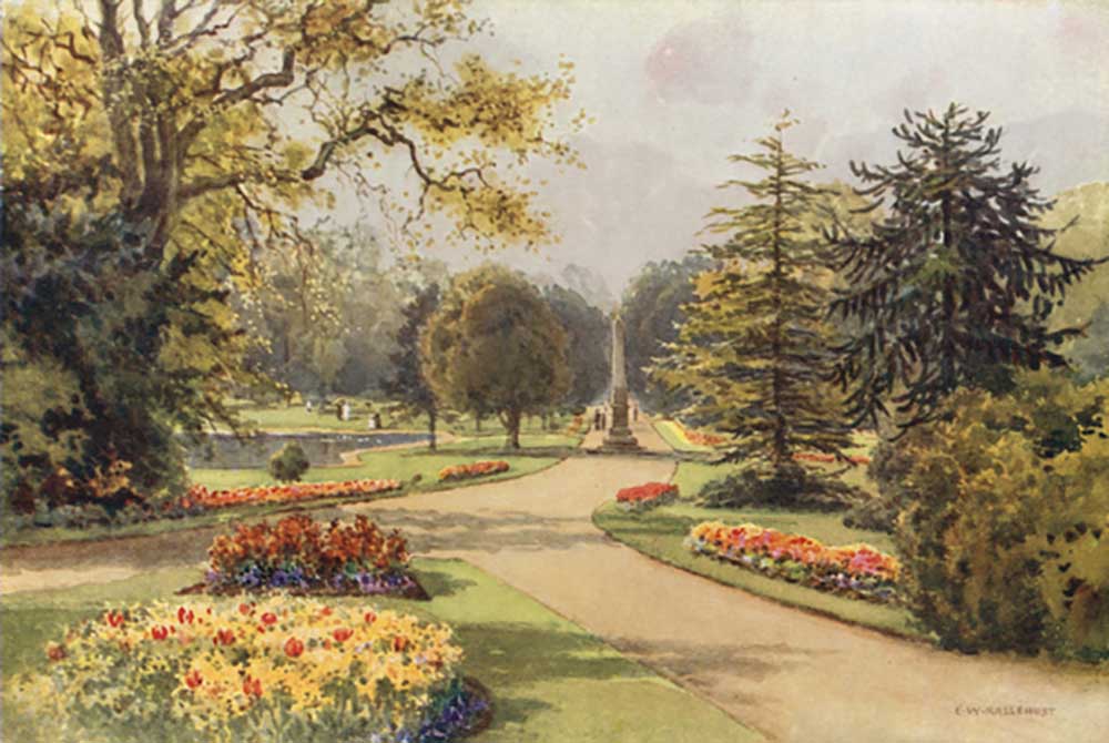 In the Jephson Gardens, Leamington a E.W. Haslehust