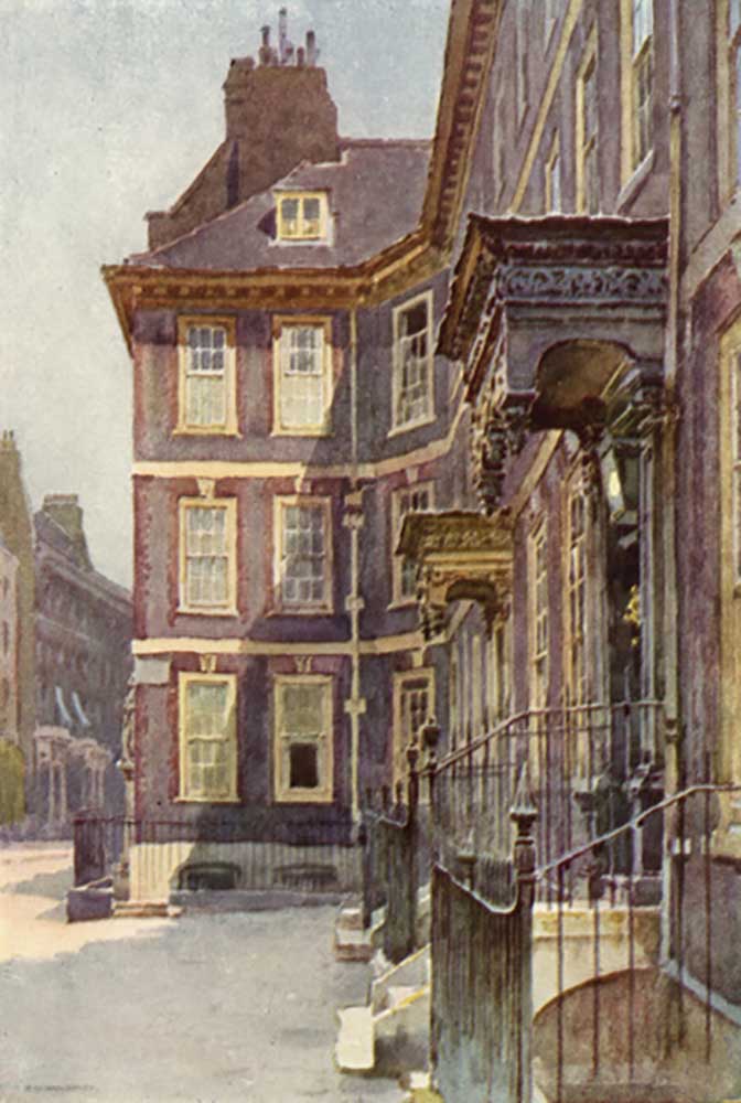 Queen Annes Gate, Westminster a E.W. Haslehust