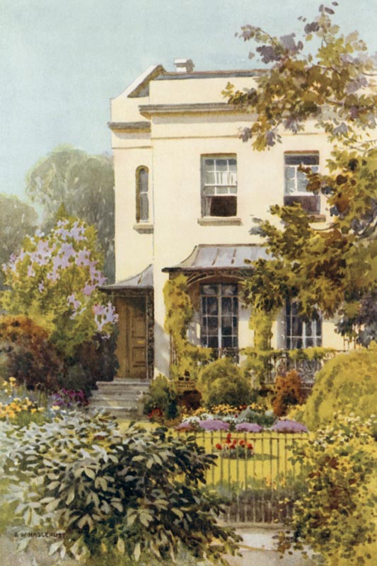 Nathaniel Hawthornes House, Leamington a E.W. Haslehust