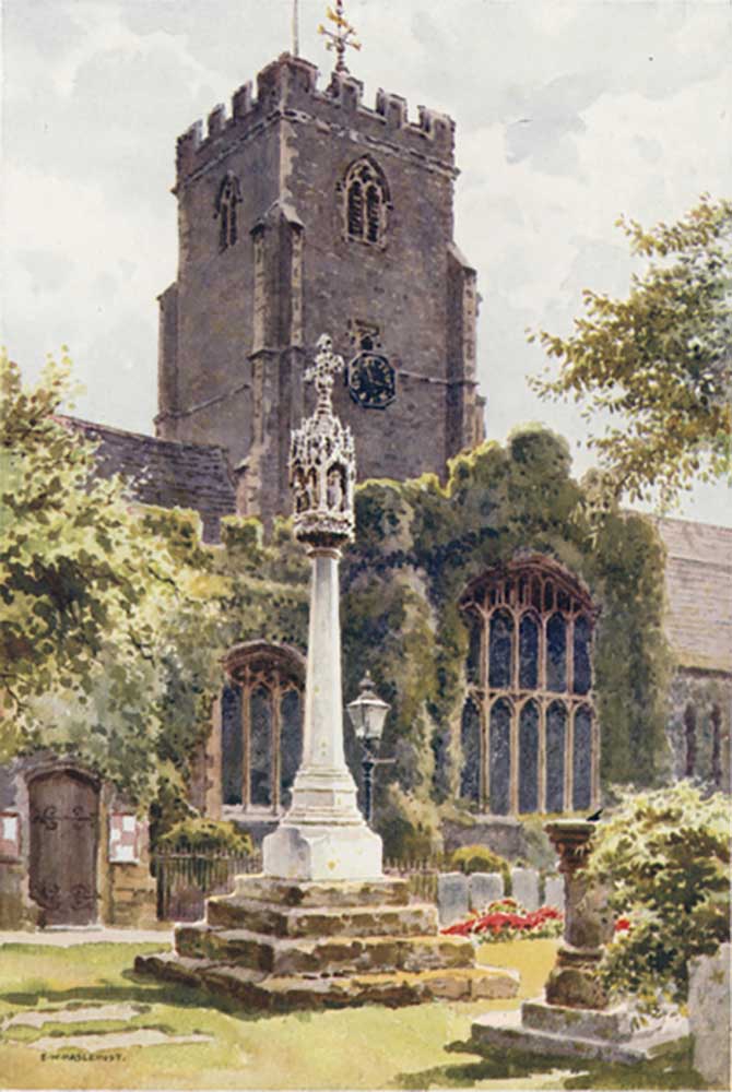Parish Church, Folkestone a E.W. Haslehust