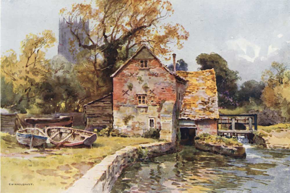 Place Mill, Christchurch a E.W. Haslehust