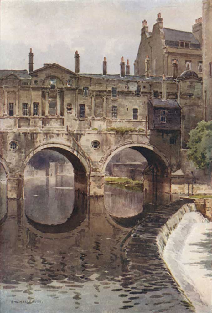 Pulteney Bridge, Bath a E.W. Haslehust