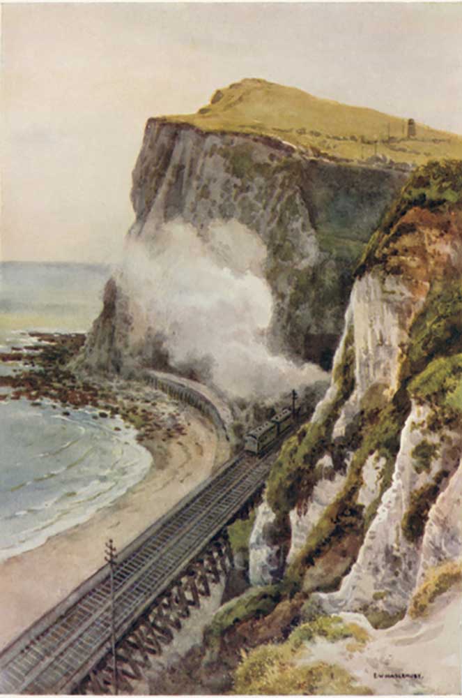 Shakespeares Cliff, Dover a E.W. Haslehust