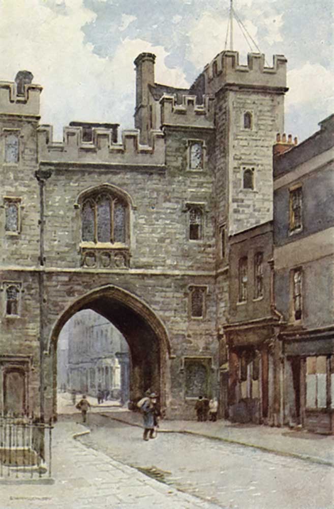 St Johns Gatehouse, Clerkenwell a E.W. Haslehust