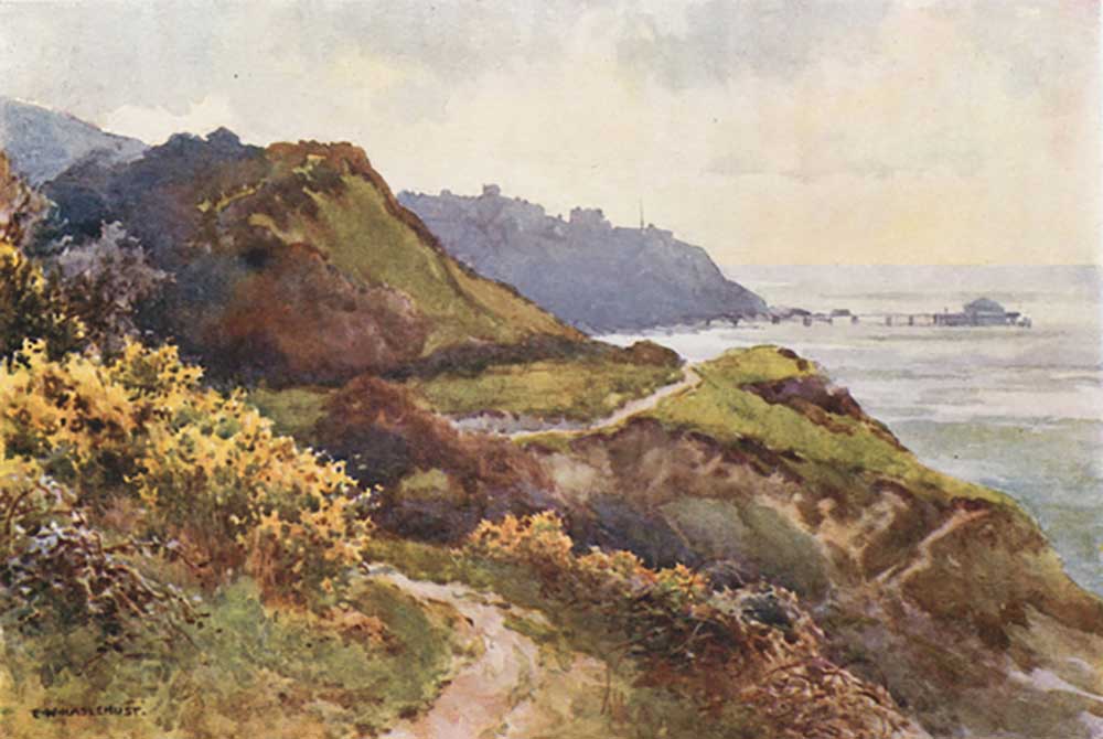 Ventnor from the Steephill Walk a E.W. Haslehust