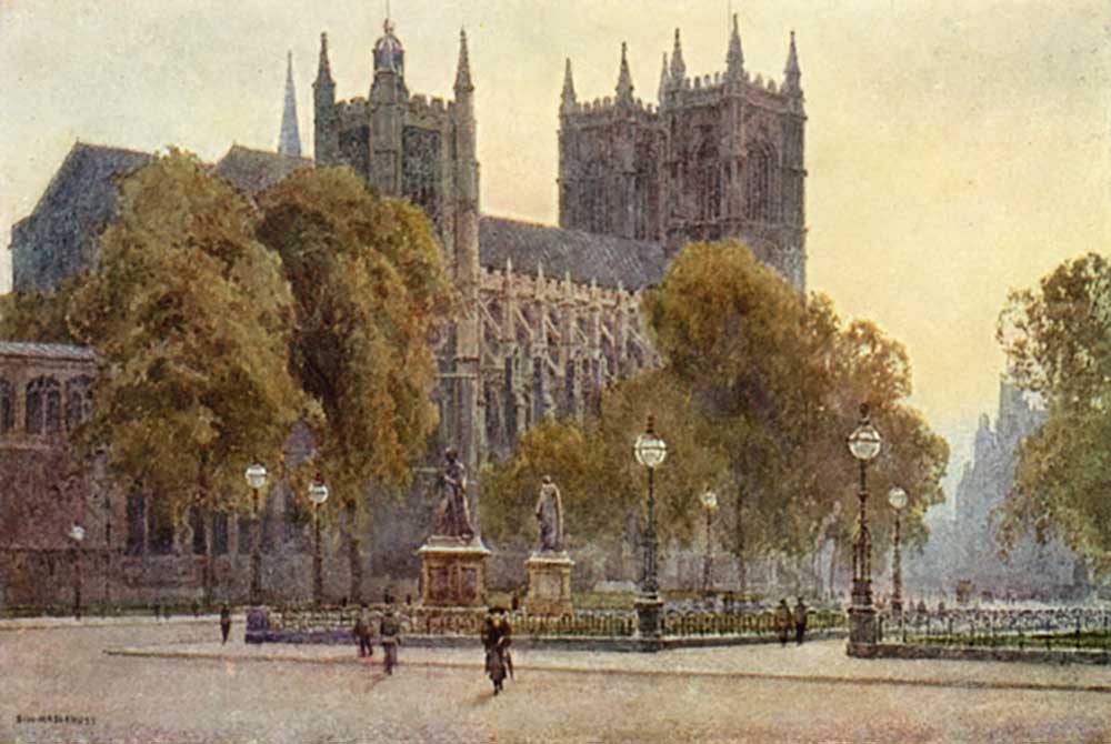 Westminster Abbey a E.W. Haslehust