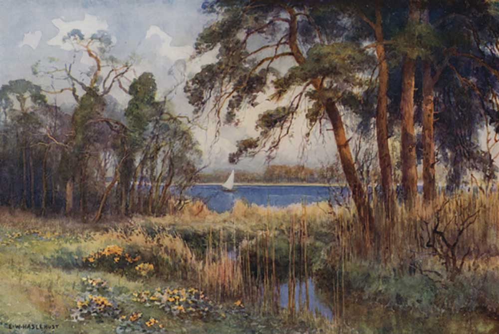 Wroxham Broad, Early Spring a E.W. Haslehust