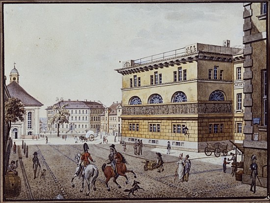 View of the mint, Berlin a F.A. Calau