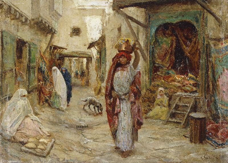 Ein arabischer Markt. a Fabio Fabbi